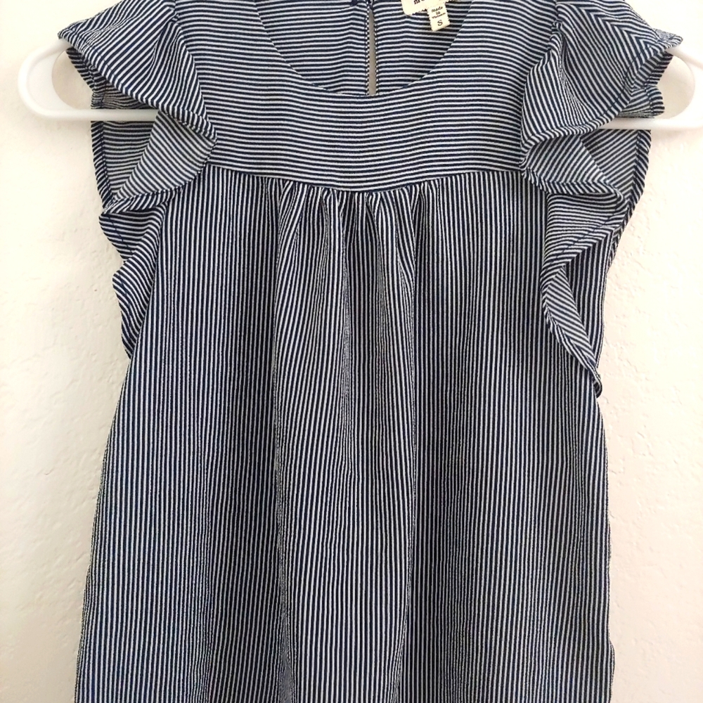 Monteau stripe lines Dressy top